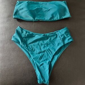 Teal Zaful Bikini, Size Small